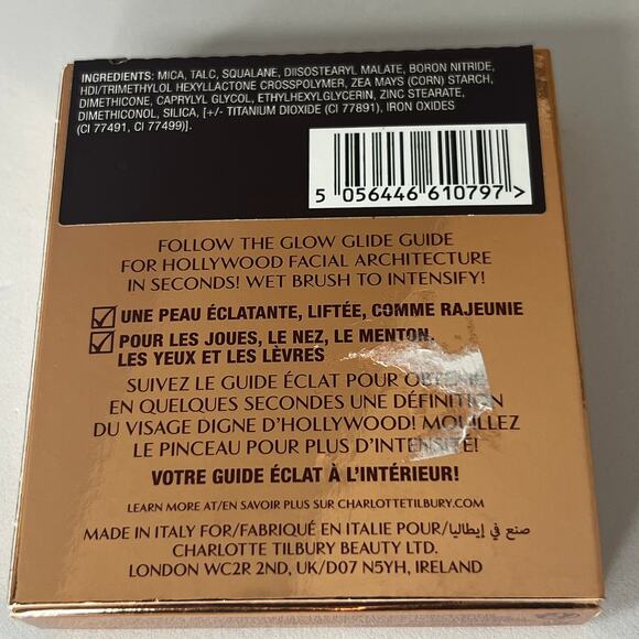 NWT Charlotte Tilbury Glow Glide Face Architect Highlighter Bronze Glow - Picture 6 of 7